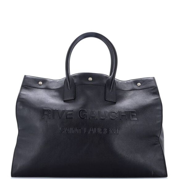 Laurent Rive Gauche Ysl Large Leather Tote Saint Laurent Rive